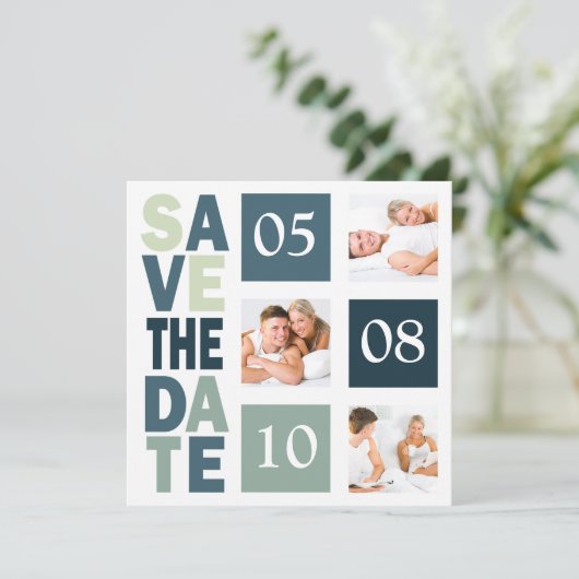 Foto Booth Save the Dates Custom Sjabloon (Staand voorkant)