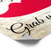 foto booth stap omhoog trouwend poster (Hoek)