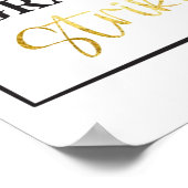 Foto Booth Strike A Pose White Weddenschap Poster (Hoek)