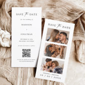 Foto Booth Strip Bladwijzer bruiloft Save The Date