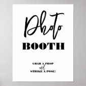 Foto Booth-Vrijgezellenfeest Poster (Voorkant)
