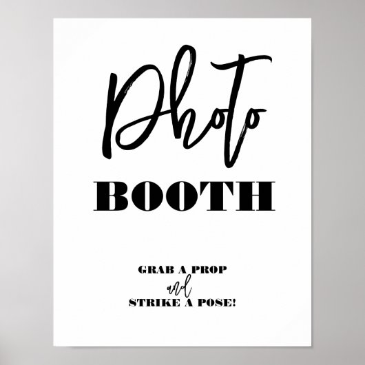 Foto Booth-Vrijgezellenfeest Poster (Voorkant)