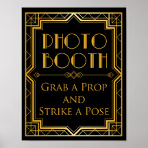 Foto Booth Weddenschap | Gatsby Art Deco