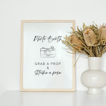 Foto Booth Wedding Engagement Party Sign