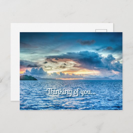 Foto Bora Bora Ocean Uitzicht Briefkaart (Voorkant / Achterkant)