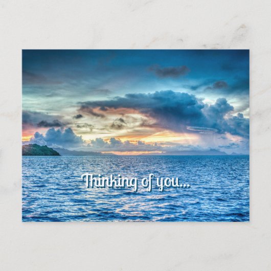 Foto Bora Bora Ocean Uitzicht Briefkaart (Voorkant)