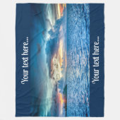 Foto Bora Bora Ocean Uitzicht Fleece Deken (Voorkant)