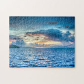 Foto Bora Bora Ocean Uitzicht Legpuzzel (Horizontaal)