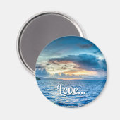 Foto Bora Bora Ocean Uitzicht Magneet (Voorkant / Achterkant)