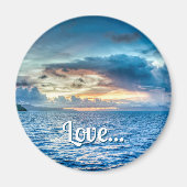 Foto Bora Bora Ocean Uitzicht Magneet (Voorkant)