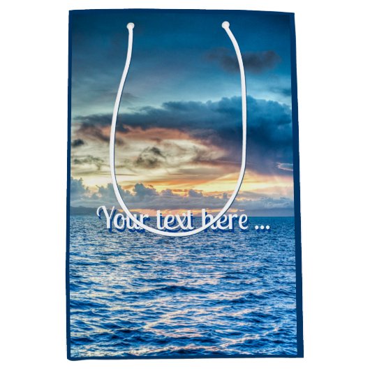 Foto Bora Bora Ocean Uitzicht Medium Cadeauzakje (Voorkant)