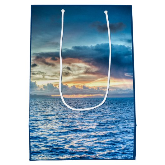 Foto Bora Bora Ocean Uitzicht Medium Cadeauzakje (Achterkant)