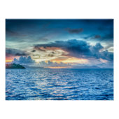 Foto Bora Bora Ocean Uitzicht Perfect Poster (Voorkant)