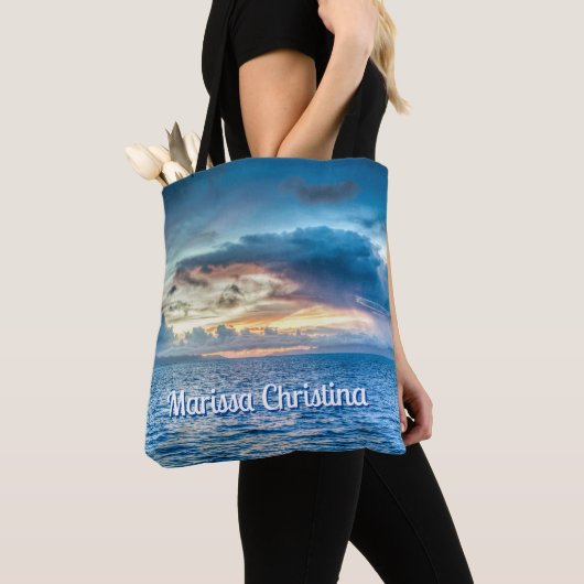Foto Bora Bora Ocean Uitzicht Tote Bag (Dichtbij)