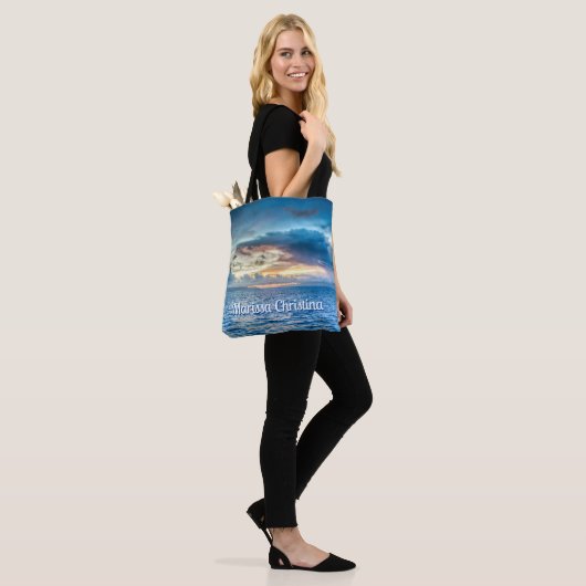 Foto Bora Bora Ocean Uitzicht Tote Bag (Op model)