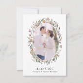 Foto botanisch bedankkaart (Voorkant)