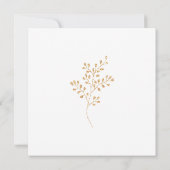 *~* FOTO Botanische Boho bruiloft bewaart de datum Save The Date (Achterkant)