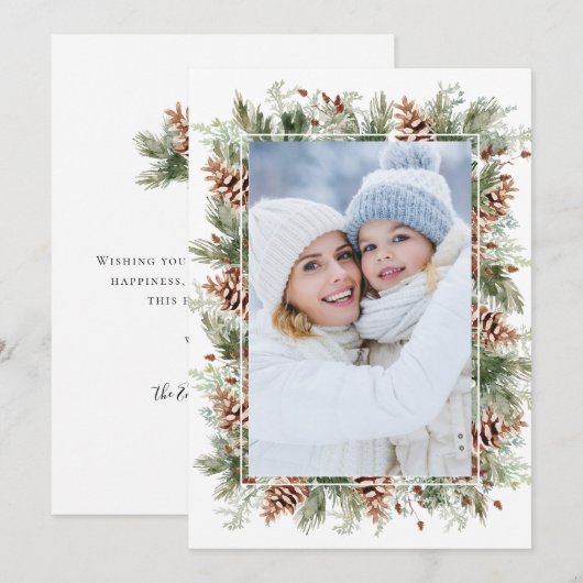 Foto Botanische Kerstkaart (Voorkant / Achterkant)