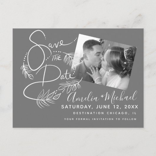 Foto botanische markeringen briefkaart (Voorkant)