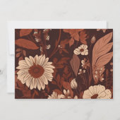 Foto Bourgondië Wildflowers Bruiloft Save The Date (Achterkant)