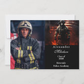 Foto Brandweerman Afstudeerklas 2026 Aankondiging (Voorkant)