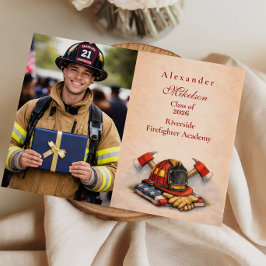 Foto Brandweerman Carrière Mijlpaal Aankondiging