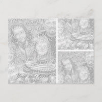 Foto briefkaart | Collage sjabloon voor drie afbee