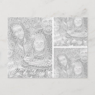 Foto briefkaart   Collage sjabloon voor drie afbee