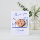 Foto briefkaart geboorteaankondiging (Staand voorkant)
