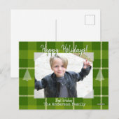 Foto Briefkaart met Green Play Background (Voorkant / Achterkant)