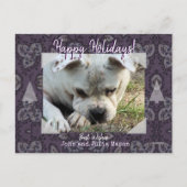 Foto Briefkaart met  Paisley Background (Voorkant)