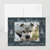 Foto Briefkaart met  Paisley Background (Voorkant / Achterkant)