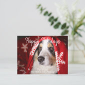 Foto Briefkaart met Prettige feestdagen (Staand voorkant)