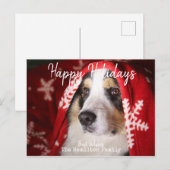 Foto Briefkaart met Prettige feestdagen (Voorkant / Achterkant)