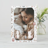  Foto Briefkaart met Schattig Lijst (Staand voorkant)