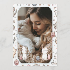 Foto Briefkaart met Schattig Lijst