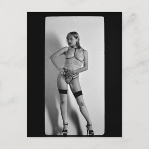 Foto briefkaart op hoog niveau en voorraad