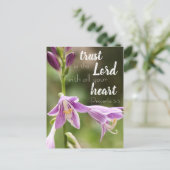 Foto Briefkaart 'Trust in the Lord' (Staand voorkant)