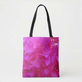 Foto: Bright roze Azalea Floral Tote Bag