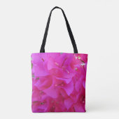 Foto: Bright roze Azalea Floral Tote Bag (Achterkant)