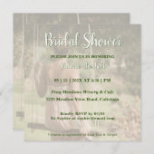 Foto bruids douche uitnodiging (Voorkant / Achterkant)