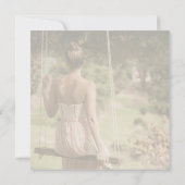 Foto bruids douche uitnodiging (Achterkant)