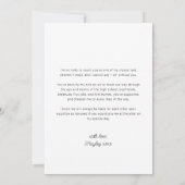 Foto bruidsmeisje voorstel plat kaart (Achterkant)