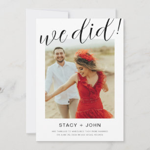 Foto bruiloft aankondiging