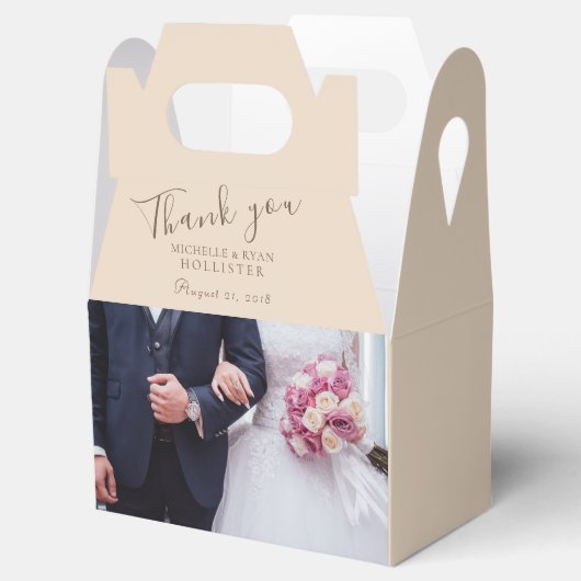 Foto bruiloft Dank je Bedankdoosjes (Geopend)