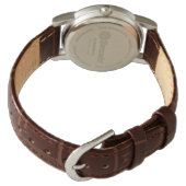 FOTO bruiloft dank u eucalyptus laat cadeau Horloge (Achterkant)