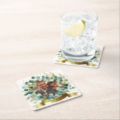 FOTO bruiloft dank u eucalyptus laat gunst Kartonnen Onderzetters (Insitu)