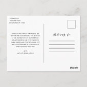 Foto Bruiloft Dankjewel Hartelijk Dank Briefkaart (Achterkant)