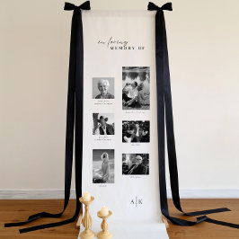 Foto Bruiloft Display Ter Herinnering Bruiloft Her Spandoek