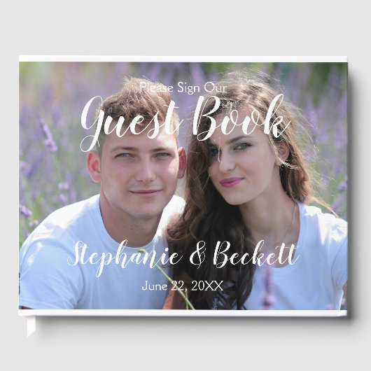 Foto Bruiloft Gastenboek (Voorkant)